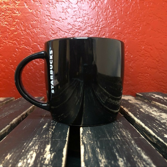 Starbucks Mug Cup Coffee Tea Black Large 14oz Clean Collectible Advertising Logo - Picture 6 of 10